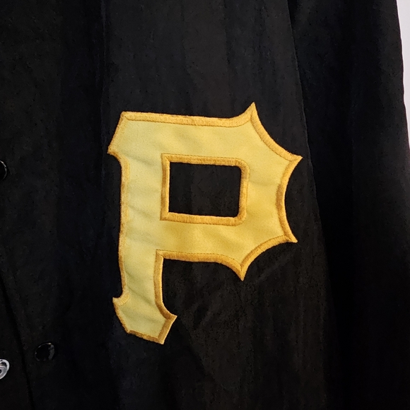 Vtg Starter Diamond Collection Pittsburgh Pirates 2XL Nylon Embroidered Jacket - Picture 4 of 10